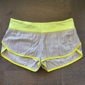 Lululemon Speed Shorts, sz 8
